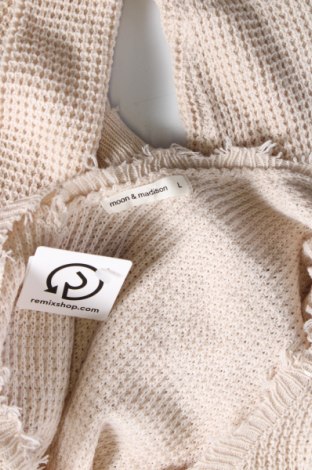 Damenpullover Moon & Madison, Größe L, Farbe Beige, Preis 5,49 €