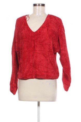 Damski sweter Pink Rose, Rozmiar M, Kolor Czerwony, Cena 51,99 zł