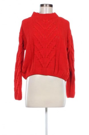 Damski sweter Pull&Bear, Rozmiar S, Kolor Czerwony, Cena 44,99 zł