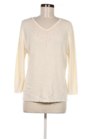 Damski sweter Sag Harbor, Rozmiar XL, Kolor ecru, Cena 27,99 zł