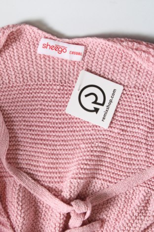 Damenpullover Sheego, Größe 4XL, Farbe Rosa, Preis 28,99 €