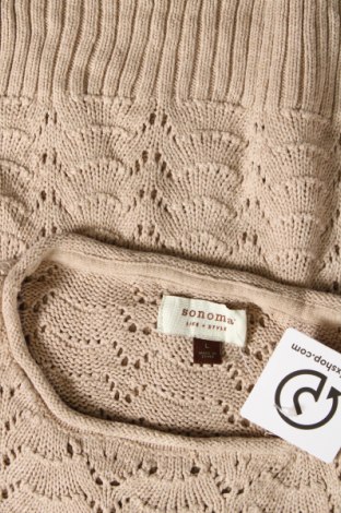 Damenpullover Sonoma, Größe L, Farbe Beige, Preis 4,99 €