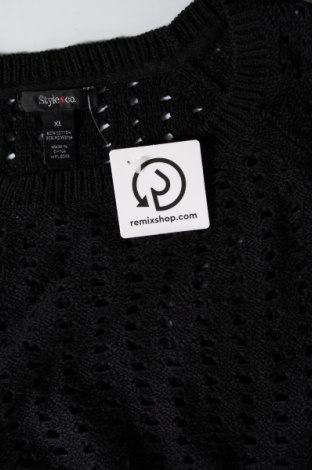 Damski sweter Style & Co, Rozmiar XL, Kolor Czarny, Cena 32,99 zł