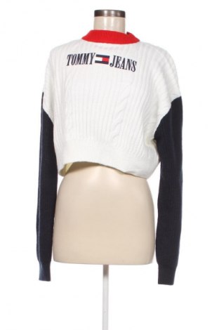 Γυναικείο πουλόβερ Tommy Jeans, Μέγεθος S, Χρώμα Λευκό, Τιμή 123,49 €