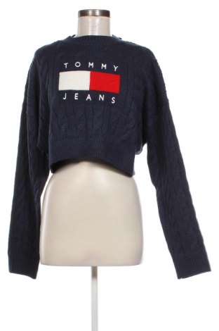 Γυναικείο πουλόβερ Tommy Jeans, Μέγεθος M, Χρώμα Μπλέ, Τιμή 123,49 €