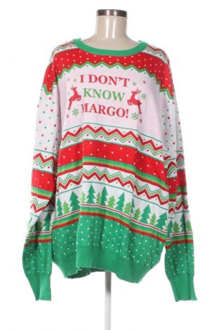 Damski sweter Ugly Christmas Sweater, Rozmiar 3XL, Kolor Kolorowy, Cena 45,99 zł