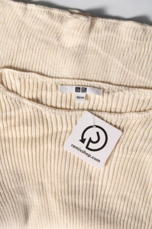 Damenpullover Uniqlo, Größe XS, Farbe Ecru, Preis € 28,99