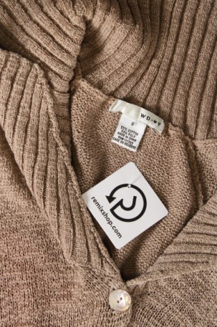 Damski sweter WD.NY, Rozmiar S, Kolor Brązowy, Cena 82,99 zł