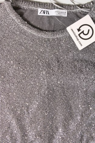 Damenpullover Zara, Größe M, Farbe Silber, Preis € 18,99