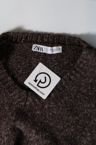 Damski sweter Zara, Rozmiar S, Kolor Brązowy, Cena 41,99 zł