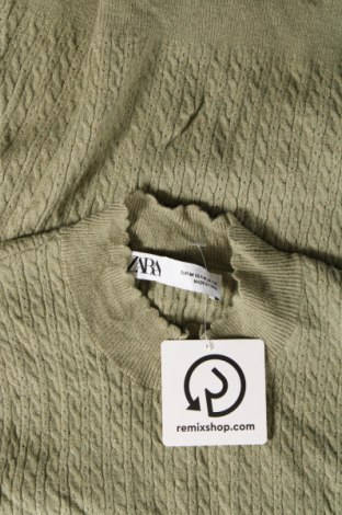 Damski sweter Zara, Rozmiar M, Kolor Zielony, Cena 21,99 zł