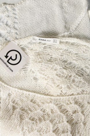 Γυναικείο πουλόβερ Zara Knitwear, Μέγεθος M, Χρώμα Λευκό, Τιμή 8,49 €