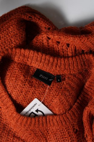 Damenpullover Zizzi, Größe L, Farbe Orange, Preis € 18,99