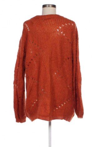 Damenpullover Zizzi, Größe L, Farbe Orange, Preis € 18,99