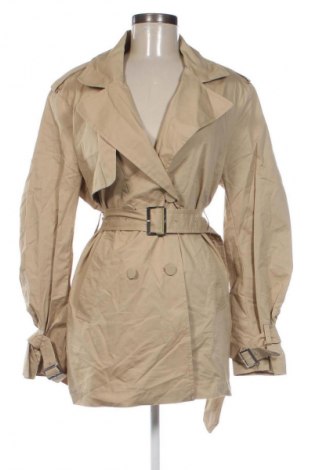 Damen Trenchcoat Bershka, Größe M, Farbe Beige, Preis 75,49 €