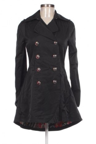 Damen Trench Coat Black Rivet, Größe XS, Farbe Schwarz, Preis € 66,99