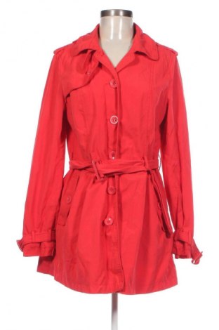 Damen Trenchcoat Clockhouse, Größe L, Farbe Rot, Preis 16,99 €