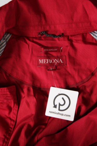 Damen Trench Coat Merona, Größe L, Farbe Rot, Preis € 40,99