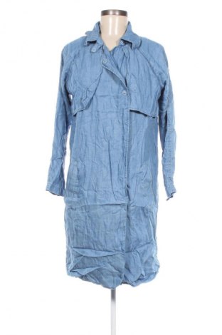 Damen Trench Coat Second Female, Größe XS, Farbe Blau, Preis € 15,99