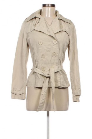 Damen Trench Coat Zara, Größe M, Farbe Ecru, Preis € 18,99