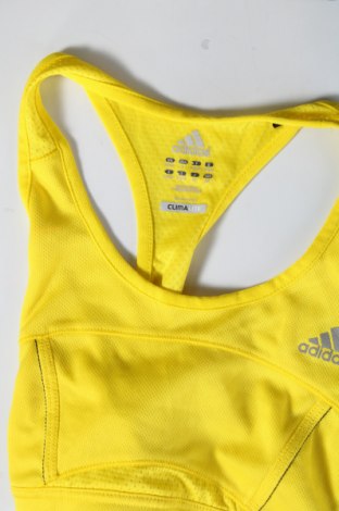 Damen Sporttop Adidas, Größe S, Farbe Gelb, Preis 10,99 €