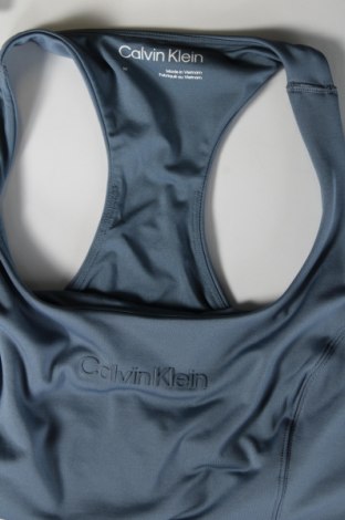 Damski sportowy top Calvin Klein, Rozmiar M, Kolor Niebieski, Cena 170,99 zł