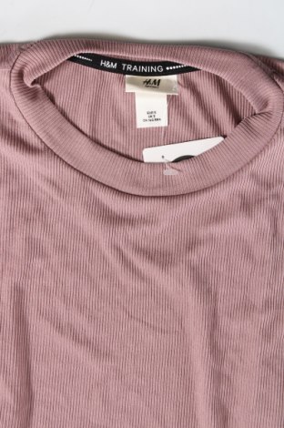 Damen Sporttop H&M, Größe S, Farbe Aschrosa, Preis € 6,49