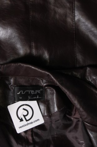 Damen Lederjacke, Größe M, Farbe Braun, Preis € 17,99