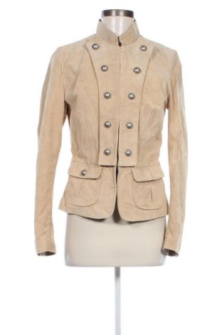 Damen Lederjacke, Größe M, Farbe Beige, Preis € 34,49