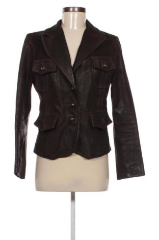 Damen Lederjacke, Größe M, Farbe Braun, Preis 22,99 €