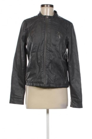 Damen Lederjacke, Größe M, Farbe Grau, Preis € 14,99