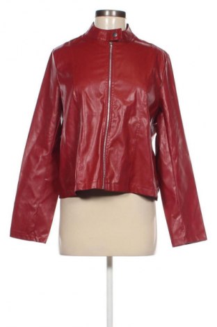 Damen Lederjacke, Größe M, Farbe Rot, Preis € 19,49