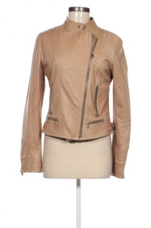 Damen Lederjacke, Größe M, Farbe Beige, Preis € 50,00