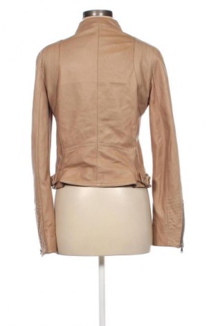 Damen Lederjacke, Größe M, Farbe Beige, Preis € 50,00