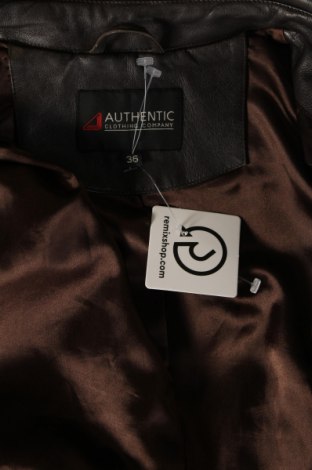 Дамско кожено яке Authentic Clothing Company, Размер S, Цвят Кафяв, Цена 97,00 лв.