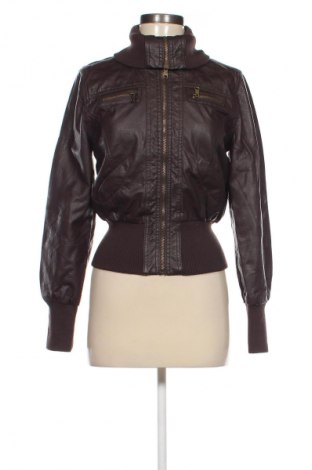 Damen Lederjacke Ci Sono, Größe M, Farbe Braun, Preis 21,99 €