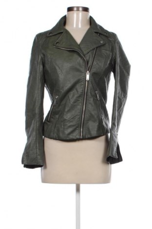 Damen Lederjacke H&M, Größe S, Farbe Grün, Preis 22,99 €