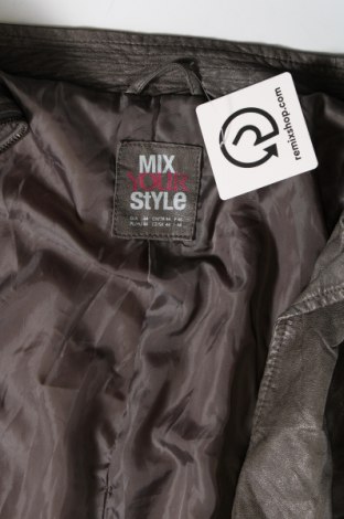 Női bőrdzseki Mix Your Style, Méret XL, Szín Szürke, Ár 9 599 Ft