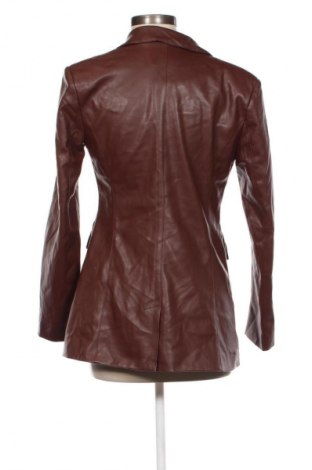 Damen Lederjacke NA-KD, Größe XS, Farbe Braun, Preis 32,99 €