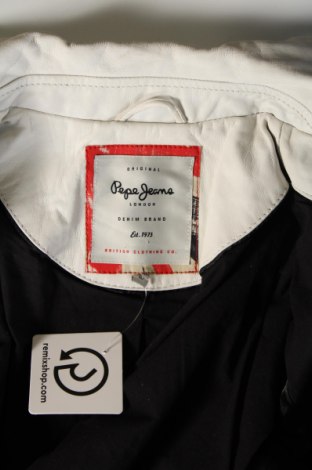 Dámská kožená bunda  Pepe Jeans, Velikost M, Barva Bílá, Cena  1 393,00 Kč