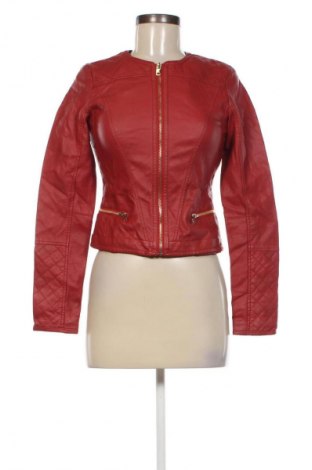 Damen Lederjacke Pimkie, Größe XXS, Farbe Rot, Preis 11,99 €