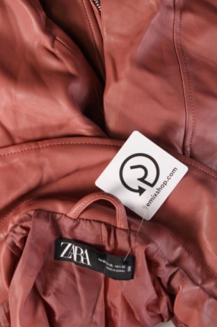 Damen Lederjacke Zara, Größe XL, Farbe Rosa, Preis € 28,99