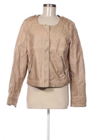 Damen Lederjacke Zizzi, Größe S, Farbe Beige, Preis 47,99 €