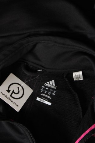 Γυναικεία αθλητική ζακέτα Adidas, Μέγεθος L, Χρώμα Μαύρο, Τιμή 15,49 €