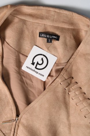 Damenjacke Leo & Ugo, Größe M, Farbe Beige, Preis € 9,99