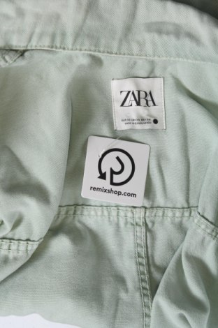 Дамско яке Zara, Размер XS, Цвят Зелен, Цена 96,01 лв.