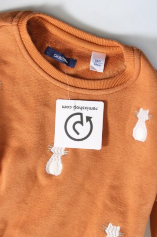 Kinder Shirt Okaidi, Größe 18-24m/ 86-98 cm, Farbe Braun, Preis 6,49 €