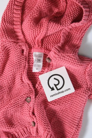 Kinder Strickjacke Carter's, Größe 2-3m/ 56-62 cm, Farbe Rosa, Preis € 9,99