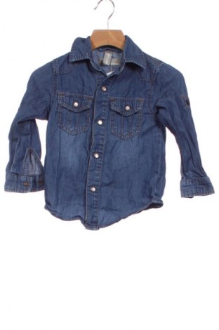 Kinderhemd Regular Denim, Größe 12-18m/ 80-86 cm, Farbe Blau, Preis 3,99 €