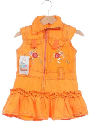 Kinderkleid, Größe 18-24m/ 86-98 cm, Farbe Orange, Preis 12,99 €